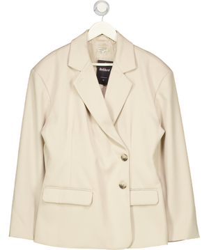 HOUSE OF CB Hudson Beige Hourglass Blazer UK L