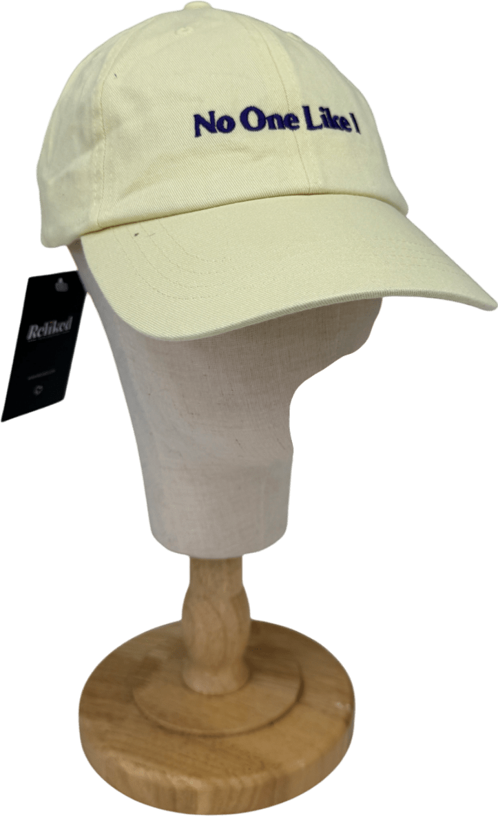Beechfield Yellow Logo Baseball Cap One Size - Reliked