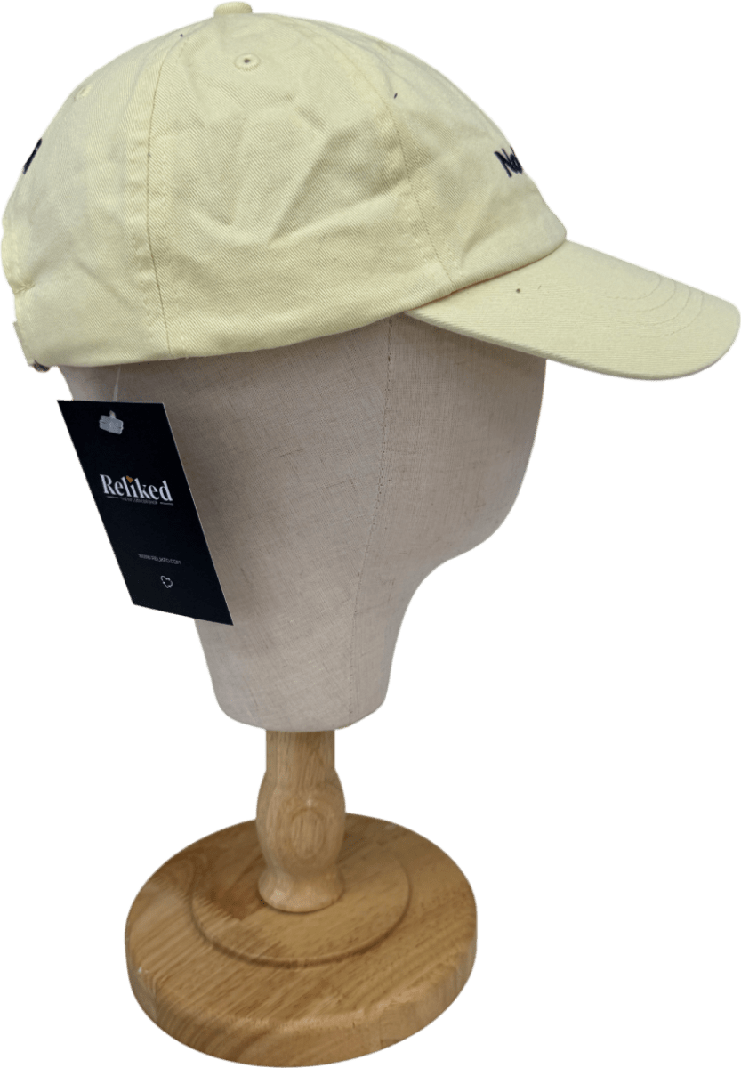 Beechfield Yellow Logo Baseball Cap One Size - Reliked
