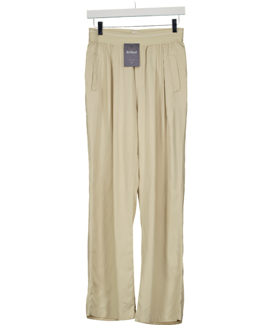 Beige Varley Riggs Loose Fit Pant 29" UK M - Reliked