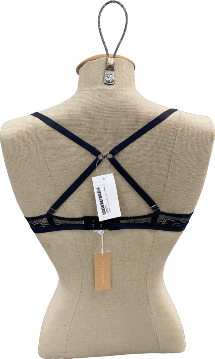 Beija London Petrol Blue Forecast Bra 32B - Reliked