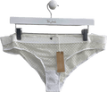 Beija London White Waves Honeycomb lace Brief Size 4 UK 18/20 - Reliked