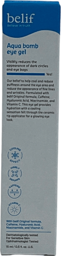 belif Aqua Bomb Eye Gel 15ml - Reliked