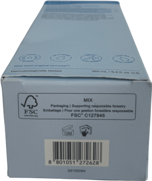 belif Aqua Bomb Jelly Cleanser 160ml - Reliked