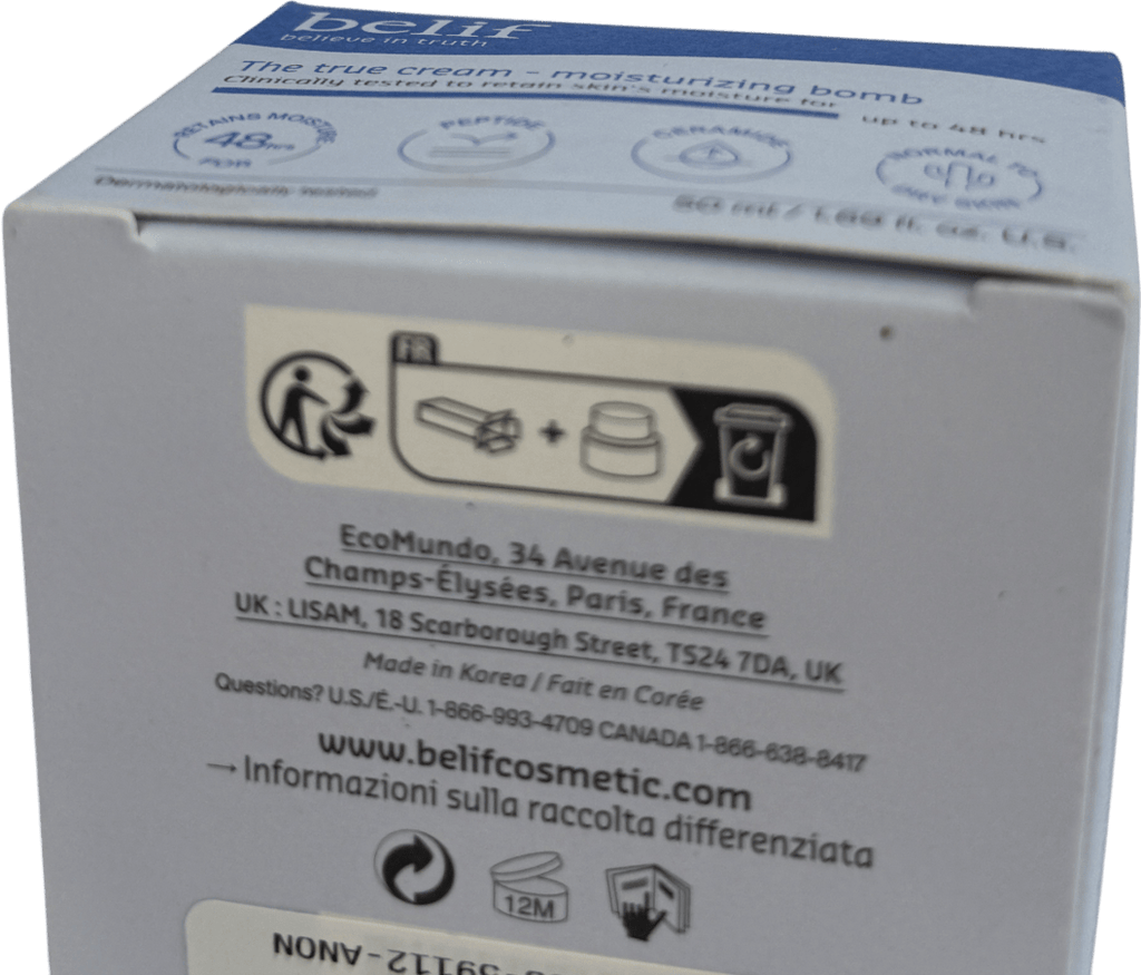 belif The True Cream Moisturizing Bomb 50ml - Reliked