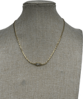 Belle zelle studio Metallic Diamanté Necklace One Size - Reliked