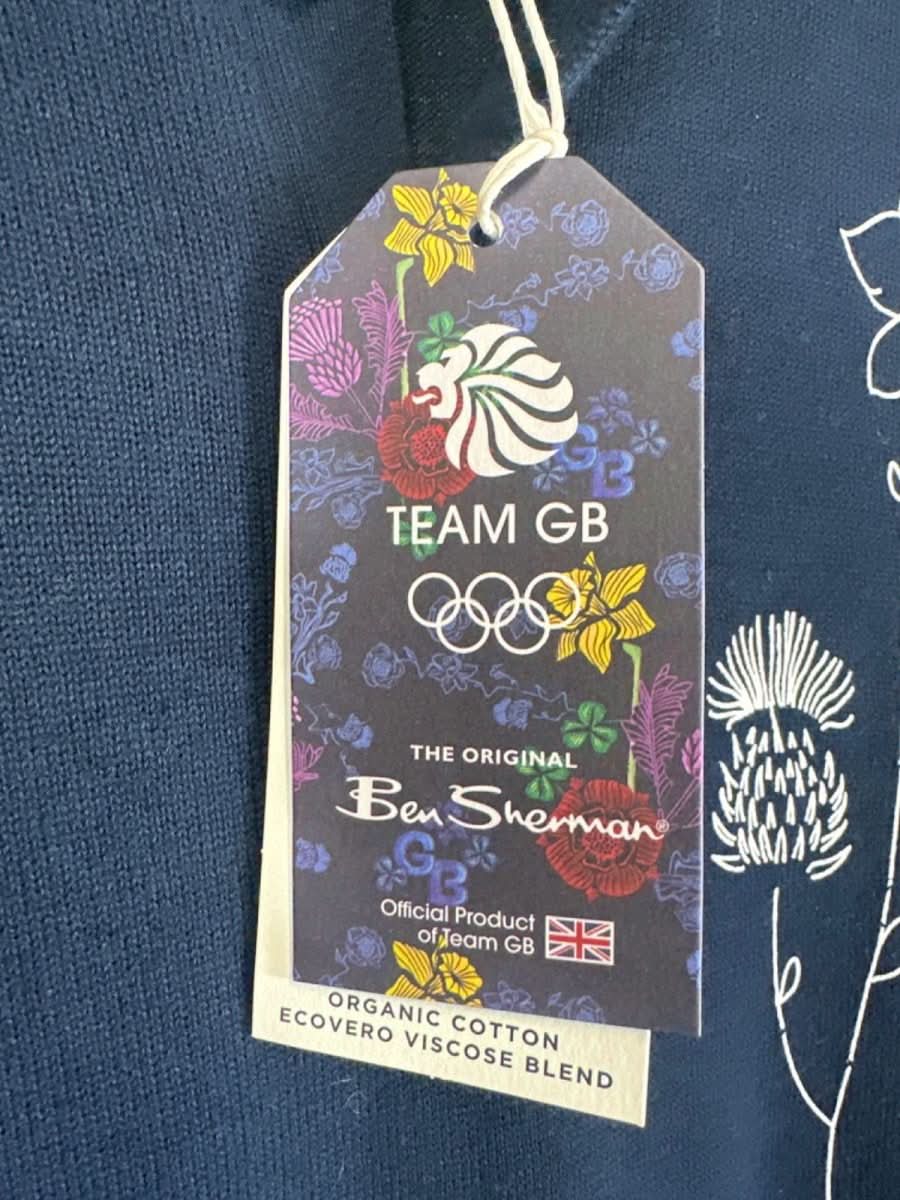 Ben Sherman Dark Navy Team GB Olympic Polo Shirt S - Reliked