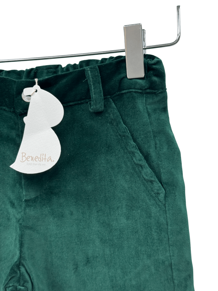 Benedita Green Velvet Shorts 4 Years - Reliked