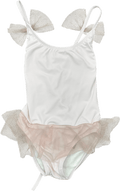 Benedita Pink Ruffle Detail Swimsuit 4 Years - Reliked