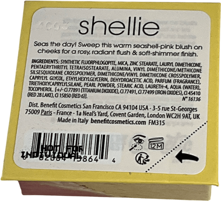 Benefit Shellie Medium Pink Blush Powder Shellie 2.5g - Reliked