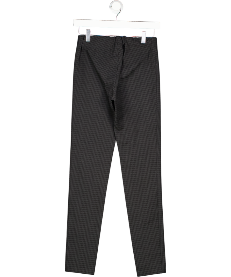 JOSEPH Grey Grey/black Diamon Print Stretch-garbardine Leggings UK 8