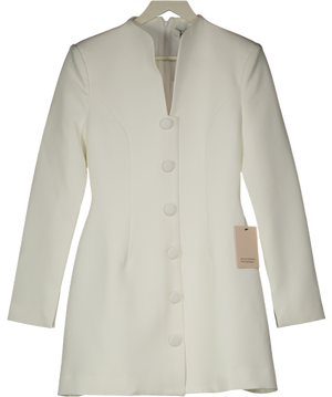 ODDMUSE Button Down Dress   White UK S