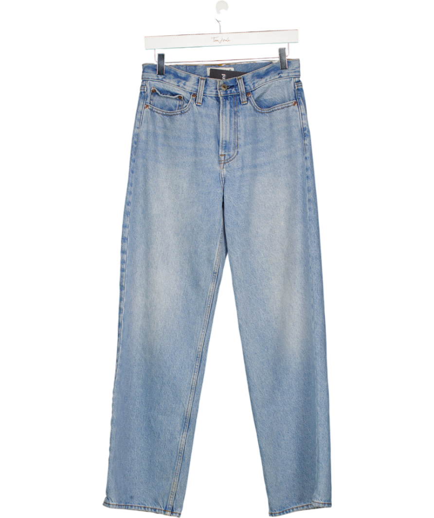 Abercrombie & Fitch Blue Mid Rise Slouchy Jean W25