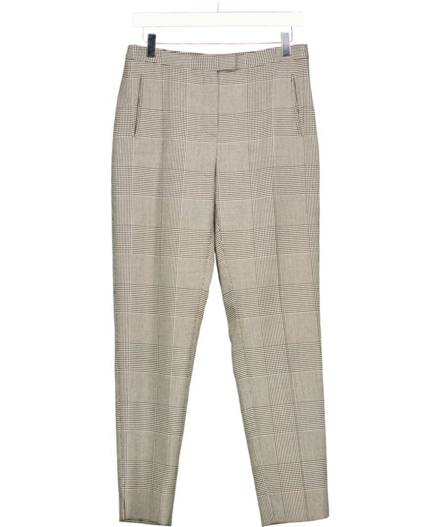 M&S White & Black Jaeger Trousers UK 10