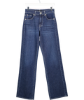 7 For All Mankind Blue Mid Waist Straight Jeans W24