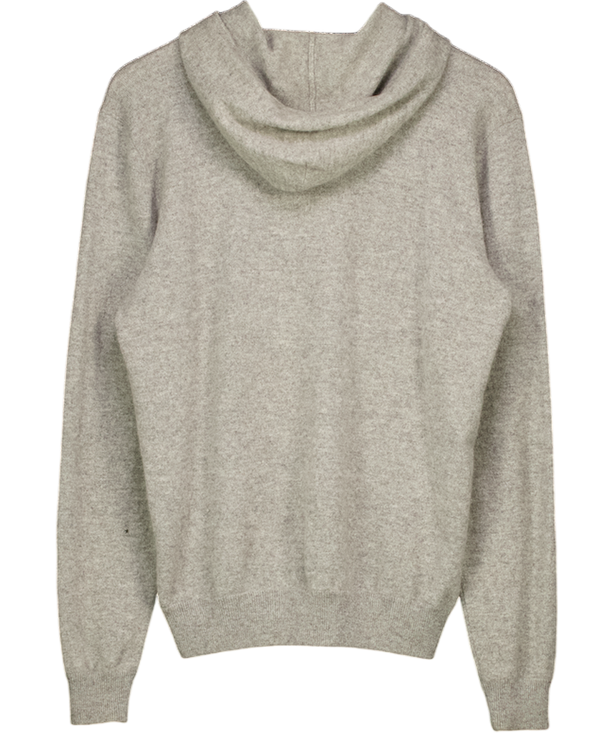 Polo Ralph Lauren Grey Cashmere Hoodie UK M