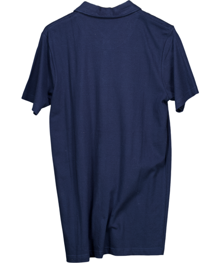 Jacamo Blue Navy Short Sleeve Formal Shirt UK S