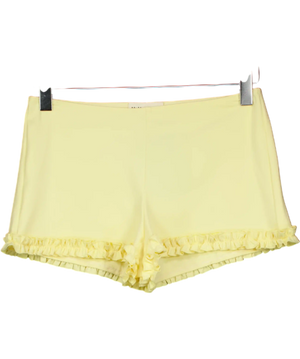 My mum made it Yellow Ruffle Beach Shorts UK XS