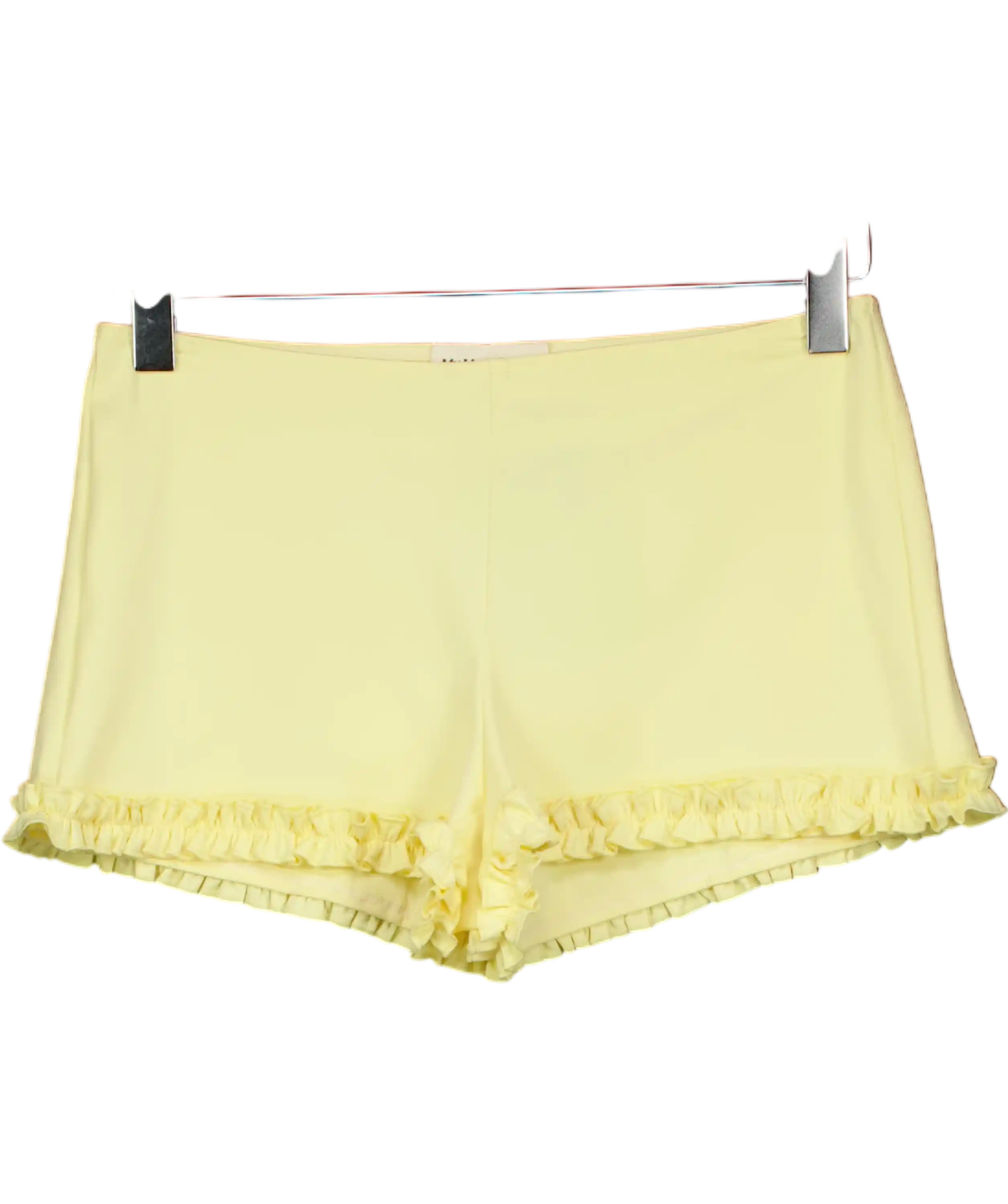 My mum made it Yellow Ruffle Beach Shorts UK XS