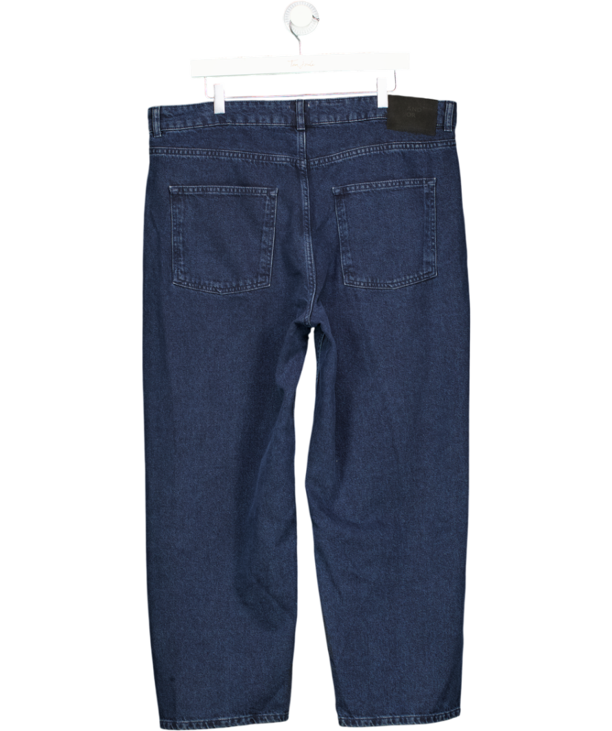 JOHN LEWIS And / Or Blue Denim Barrel Leg Jeans W36 UK 18