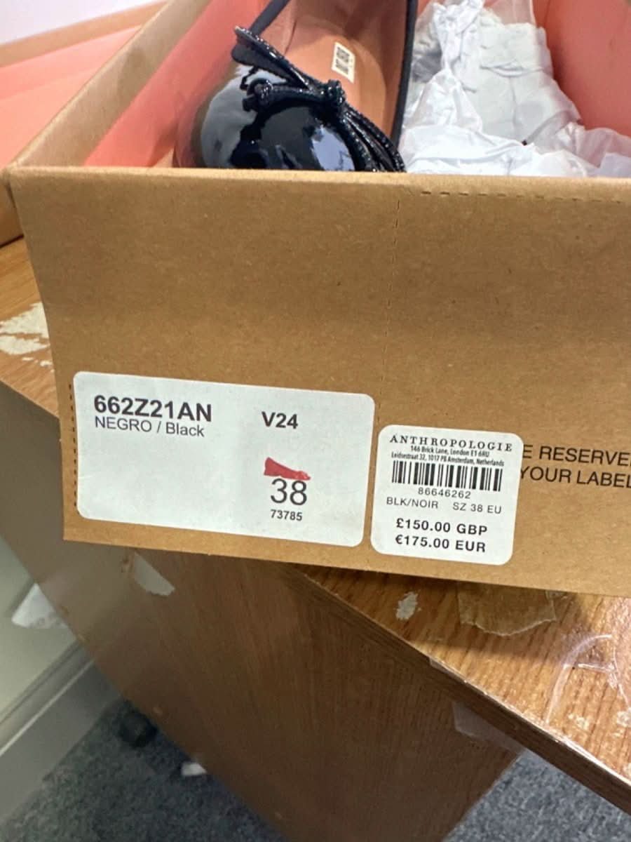 Bibi Lou Black Patent Block Heel Pumps Size EU 38 UK 5 - Reliked