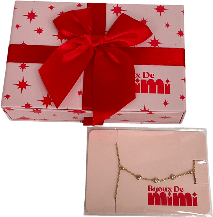 bijoux de mimi Metallic Madeleine Hand Chain Crystal & Gold - Reliked