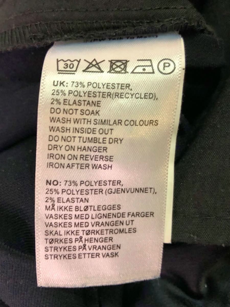 BikBok Black Wide - Leg Trousers EU 36 UK 8 - Reliked