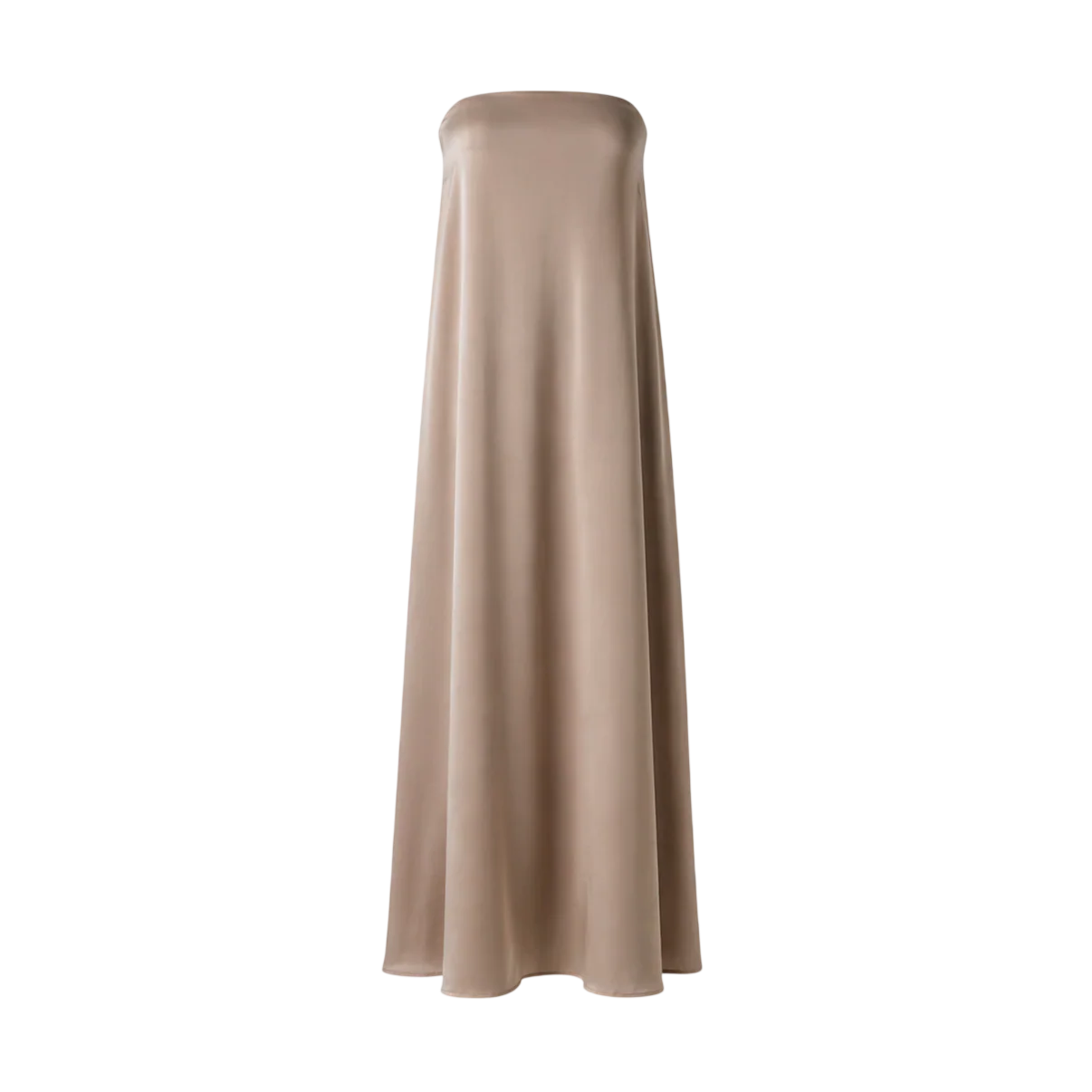 MANDIBREEZE X Lovisa Barker Lovisa Strapless Silk Dress Bronze Beige UK XS