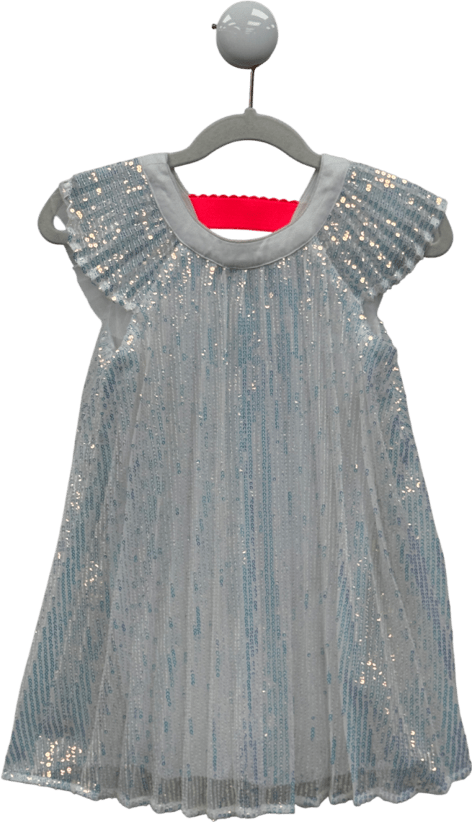 BILLIE BLUSH White Sequin Dress 3 Years - Reliked