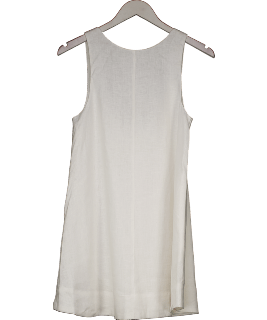 Billy J White Nemi Linen Dress UK XS - Reliked