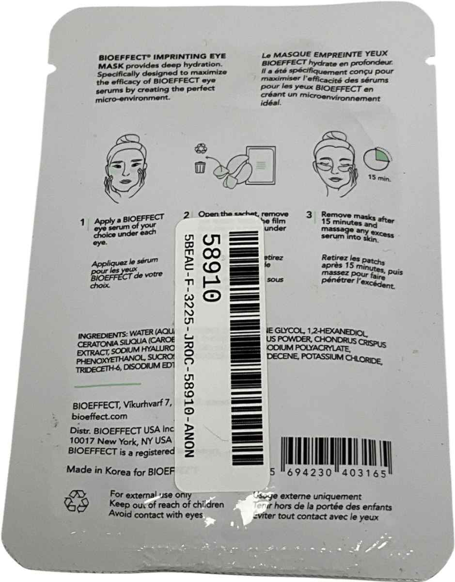 BIOEFFECT Imprinting Eye Mask Pack X1 1eye - Reliked