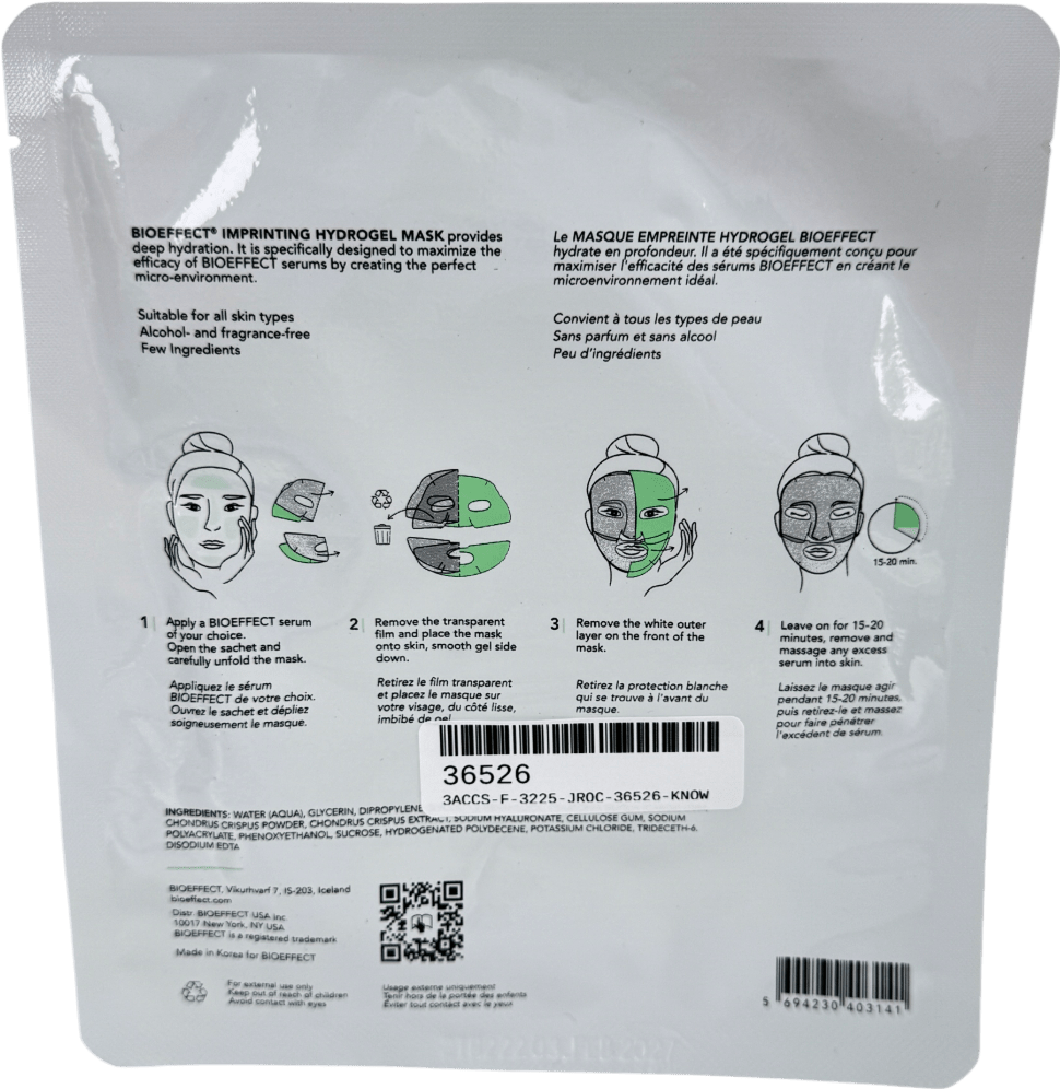BIOEFFECT Imprinting Hydrogel Mask x 1 - Reliked