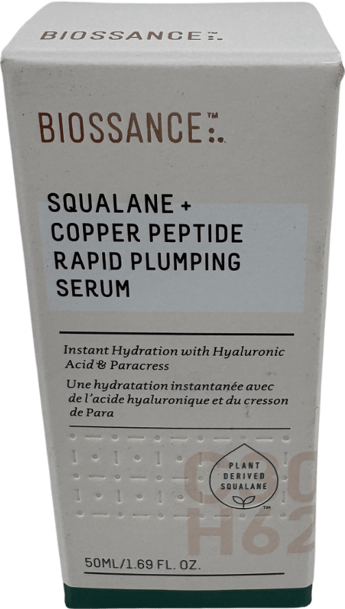BIOSSANCE Biossance Squalane + Copper Peptide Rapid Plumping Serum 50ml - Reliked