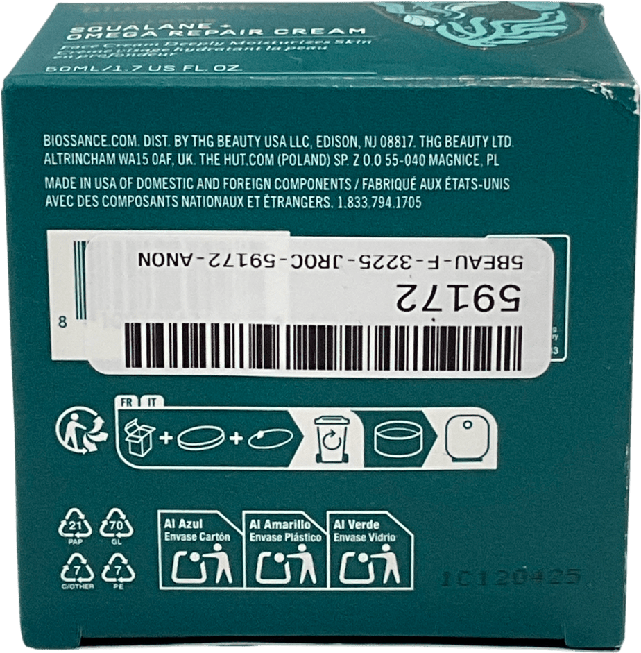 BIOSSANCE Probiotic Gel Moisturiser 50ml - Reliked