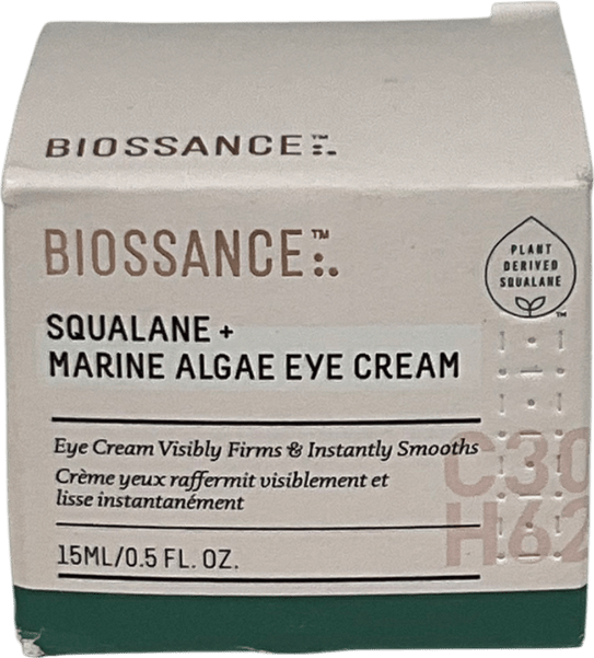BIOSSANCE Squalane And Marine Algae Eye Cream 15ml - Reliked