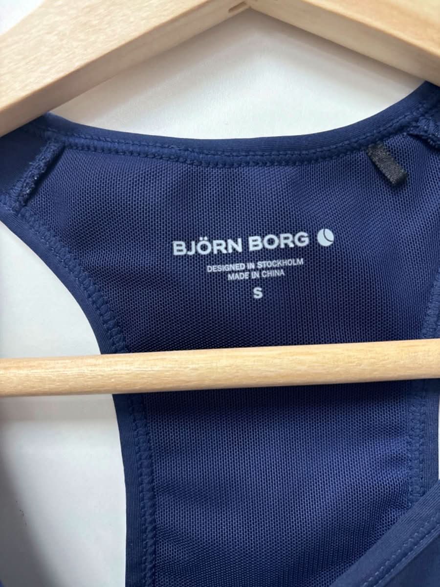 Björn Borg Navy Borg Crop Tank UK S - Reliked