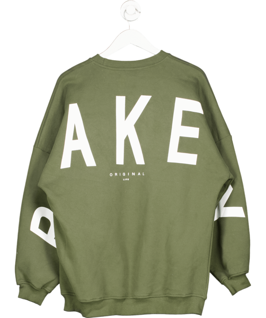 Blakely Green Isabel Oversized Logo Sweatshirt UK M - Reliked