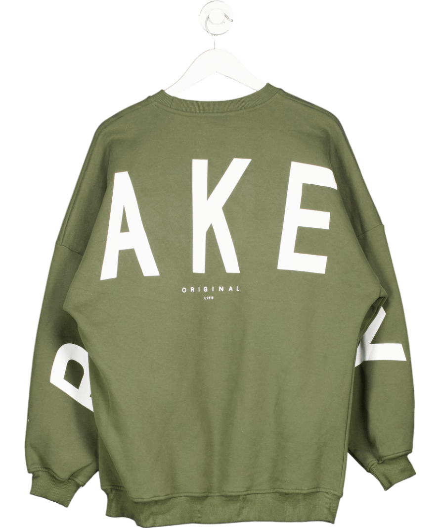 Blakely Green Isabel Oversized Logo Sweatshirt UK M - Reliked