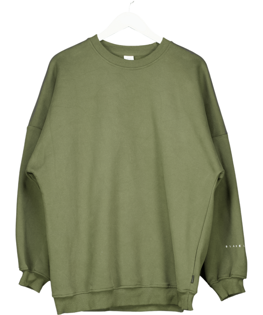 Blakely Green Isabel Oversized Logo Sweatshirt UK M - Reliked