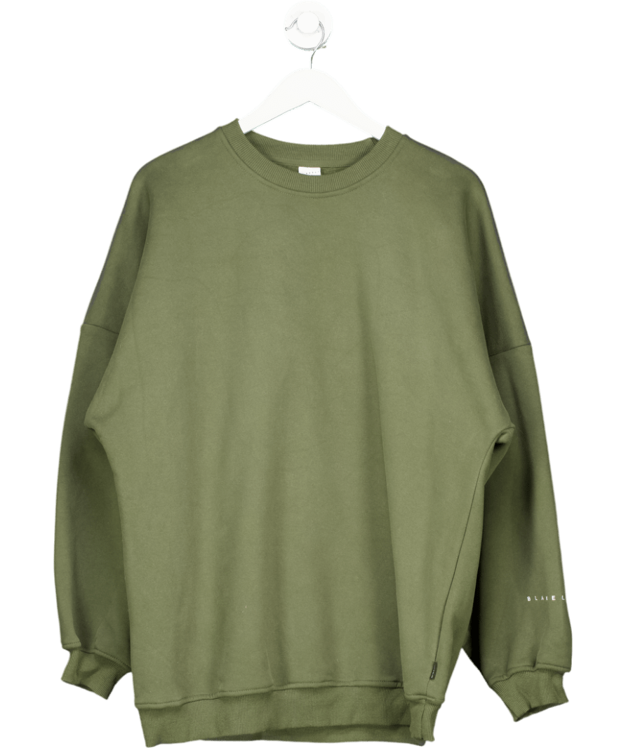 Blakely Green Isabel Oversized Logo Sweatshirt UK M - Reliked