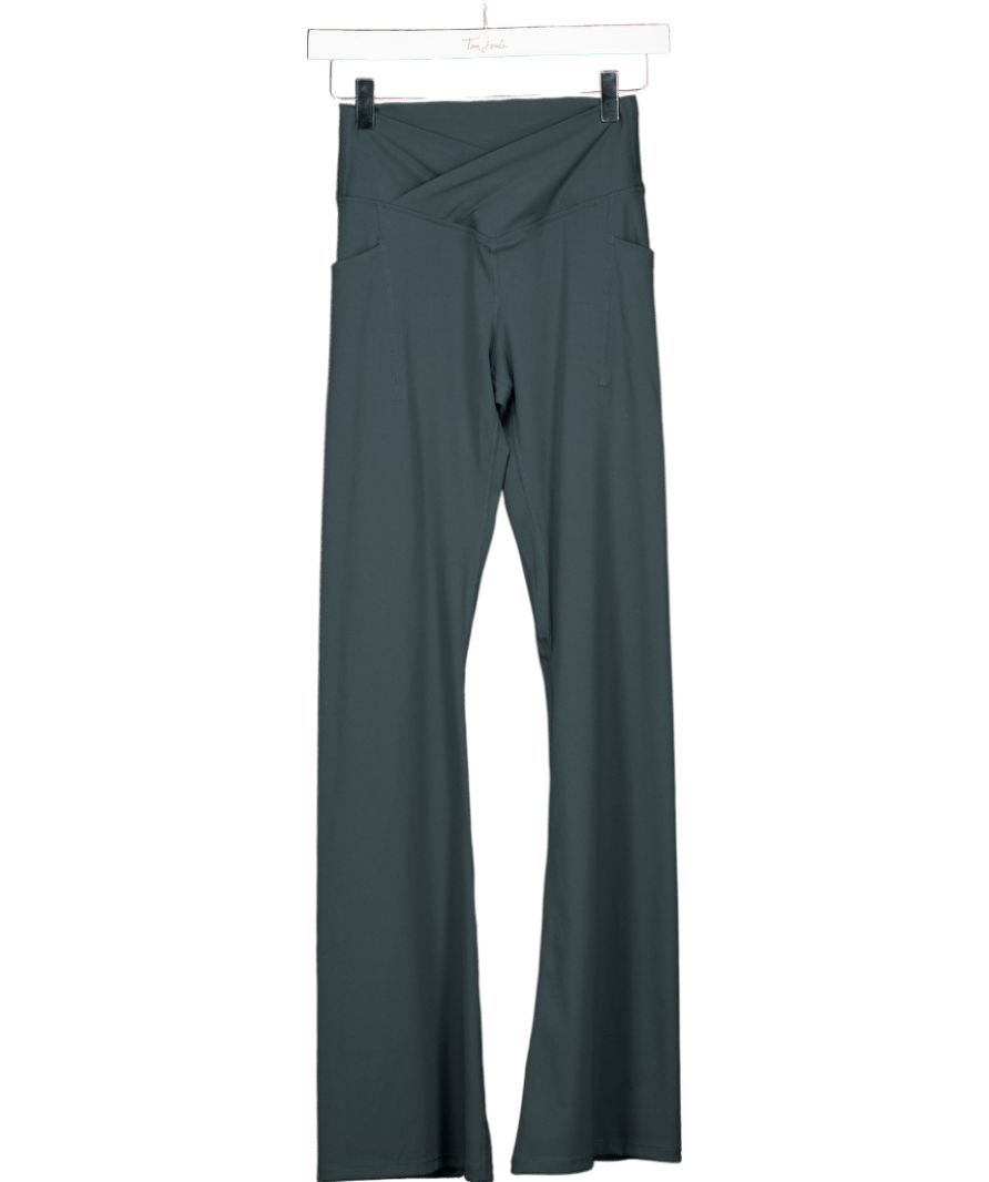 Bloch Active Green Revive Kick And Flare Leggings UK S - Reliked