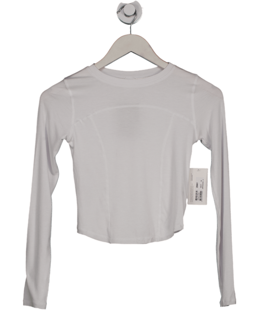Bloch active White Ladies Apex Dynamic Long Sleeve Top UK XS - Reliked