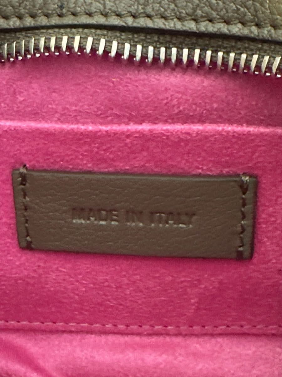 Blumarine Beige Leather Butterfly Handbag - Reliked