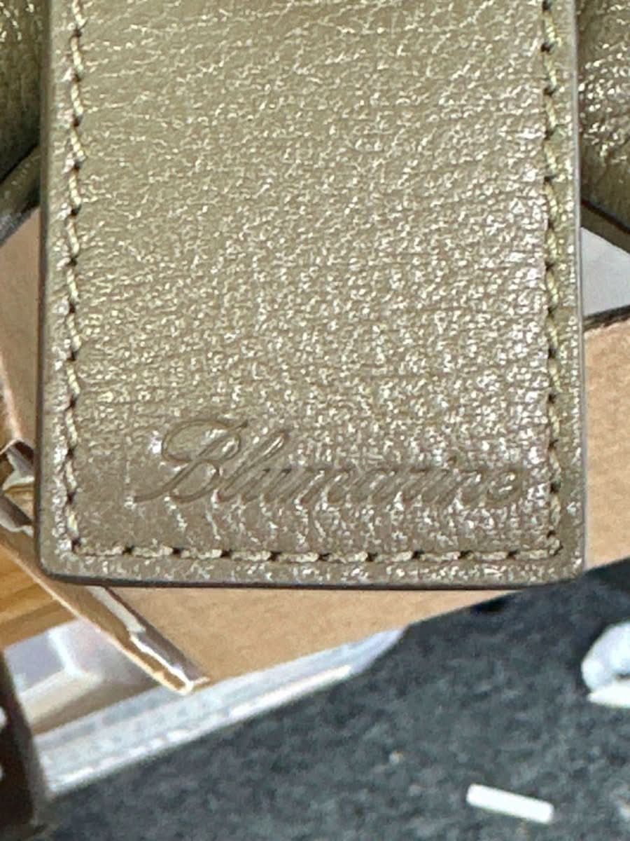 Blumarine Beige Leather Butterfly Handbag - Reliked