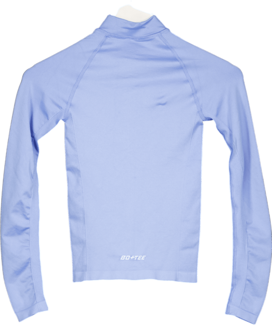 Bo + Tee Blue Define Luxe Zip - up Jacket UK XS - Reliked