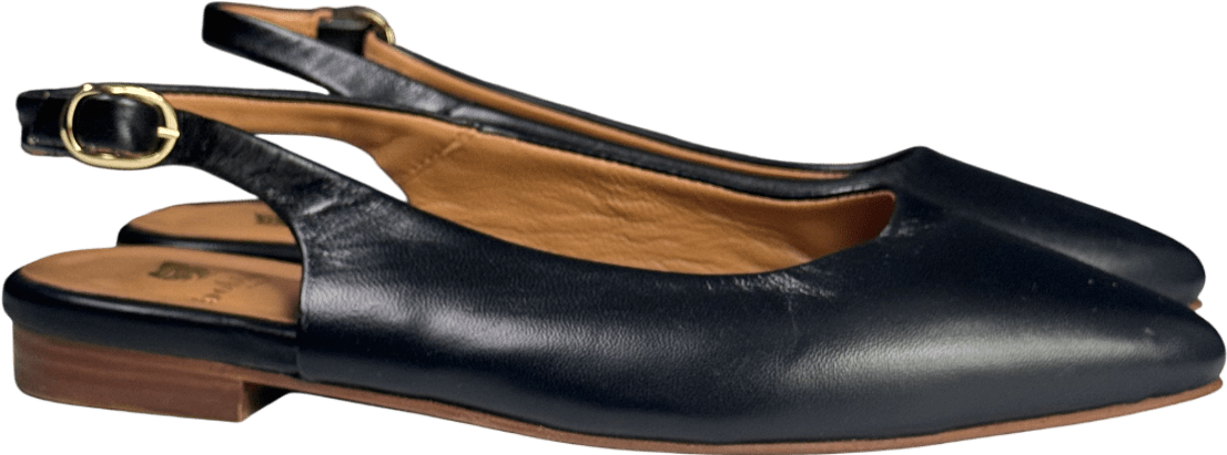 Bobbies Black Paige Flat shoes UK 3 EU 36 👠 - Reliked