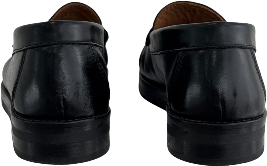 BOBBIES Paris Black Leather Horsebit Loafers UK 7 EU 40 👠 - Reliked