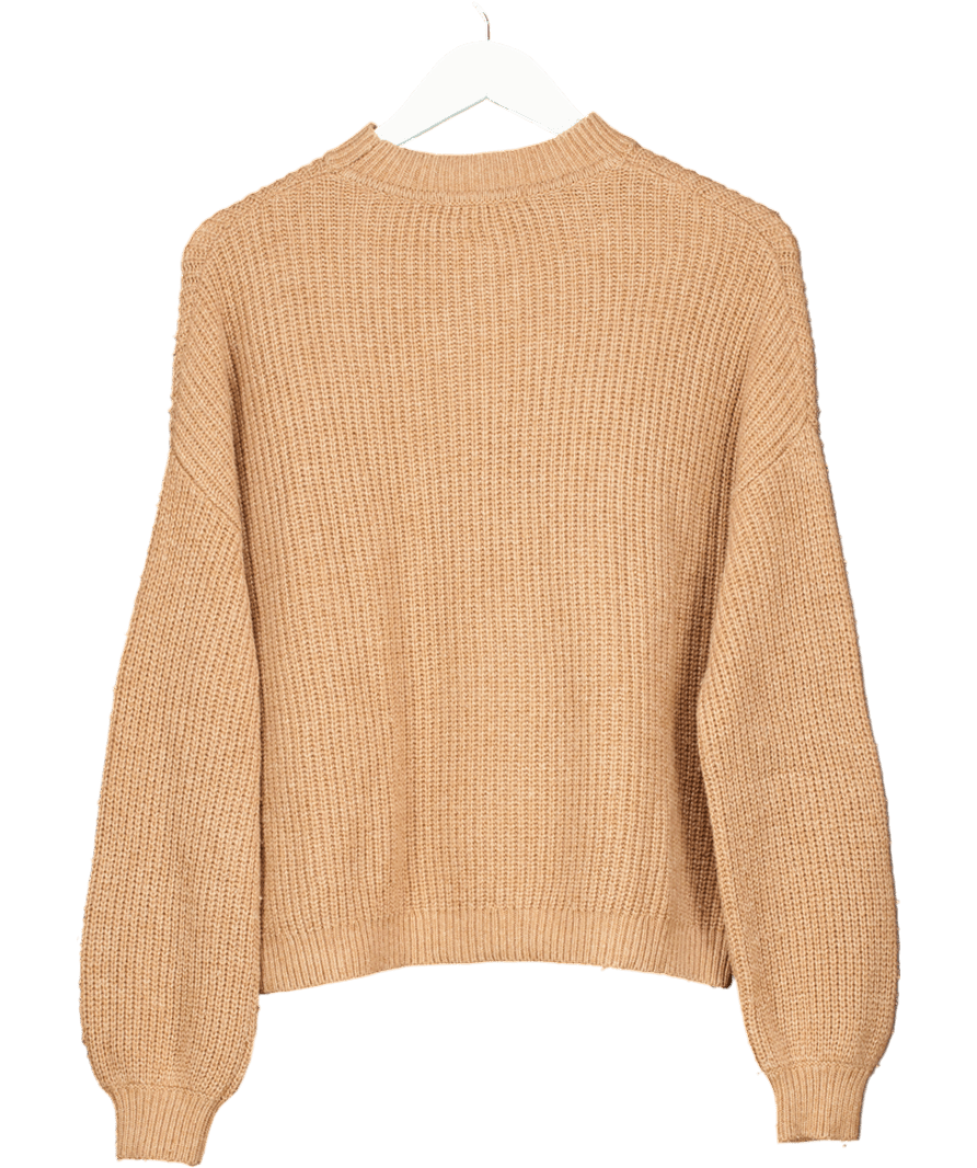 Boden Beige Crew Neck Knit Sweater UK 8 - Reliked
