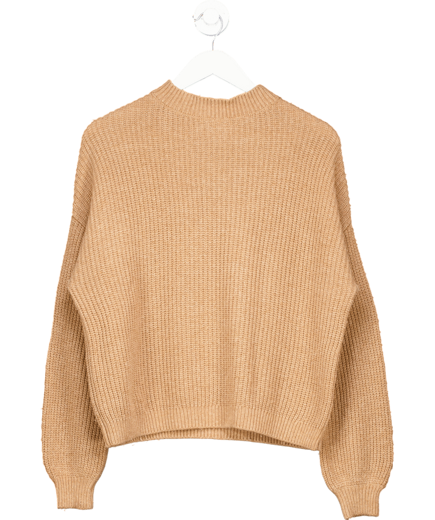 Boden Beige Crew Neck Knit Sweater UK 8 - Reliked