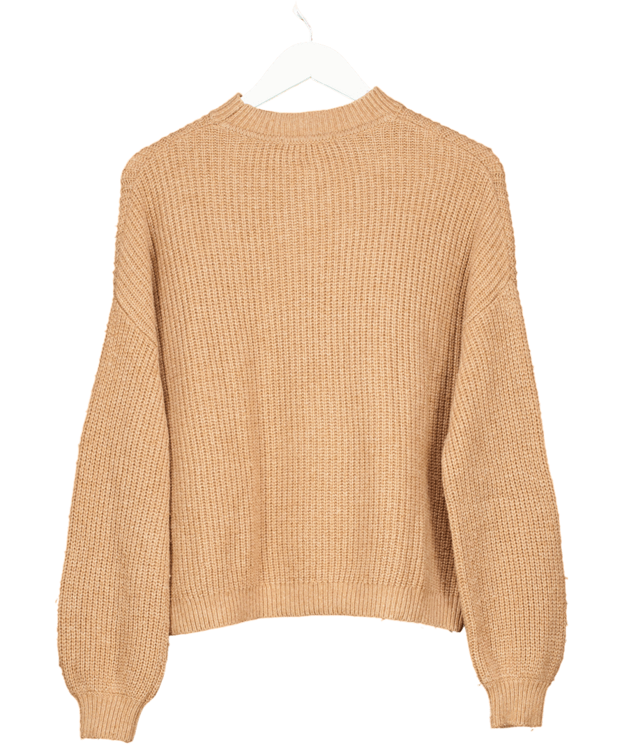 Boden Beige Crew Neck Knit Sweater UK 8 - Reliked